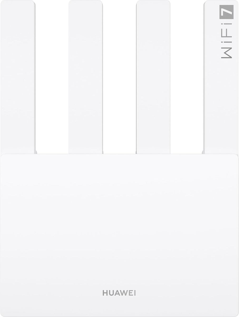 HUAWEI WUKUN-BE32 WiFi BE3 Dualband Wi‑Fi 7 Router, 3,6 Gbit/s, 2,5G WAN/LAN, EasySetting, WLAN-Heatmap, Jugendschutz, HomeSec, Weiß, EU