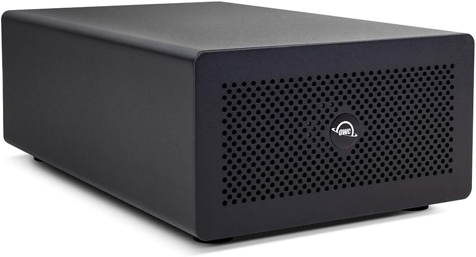 OWC Mercury Helios 3S Thunderbolt 3 PCIe-Erweiterungsgehäuse, 85 W Notebook-Stromversorgung, DisplayPort 1.4, PCIe 3.0 x16, bis 40 Gbit/s