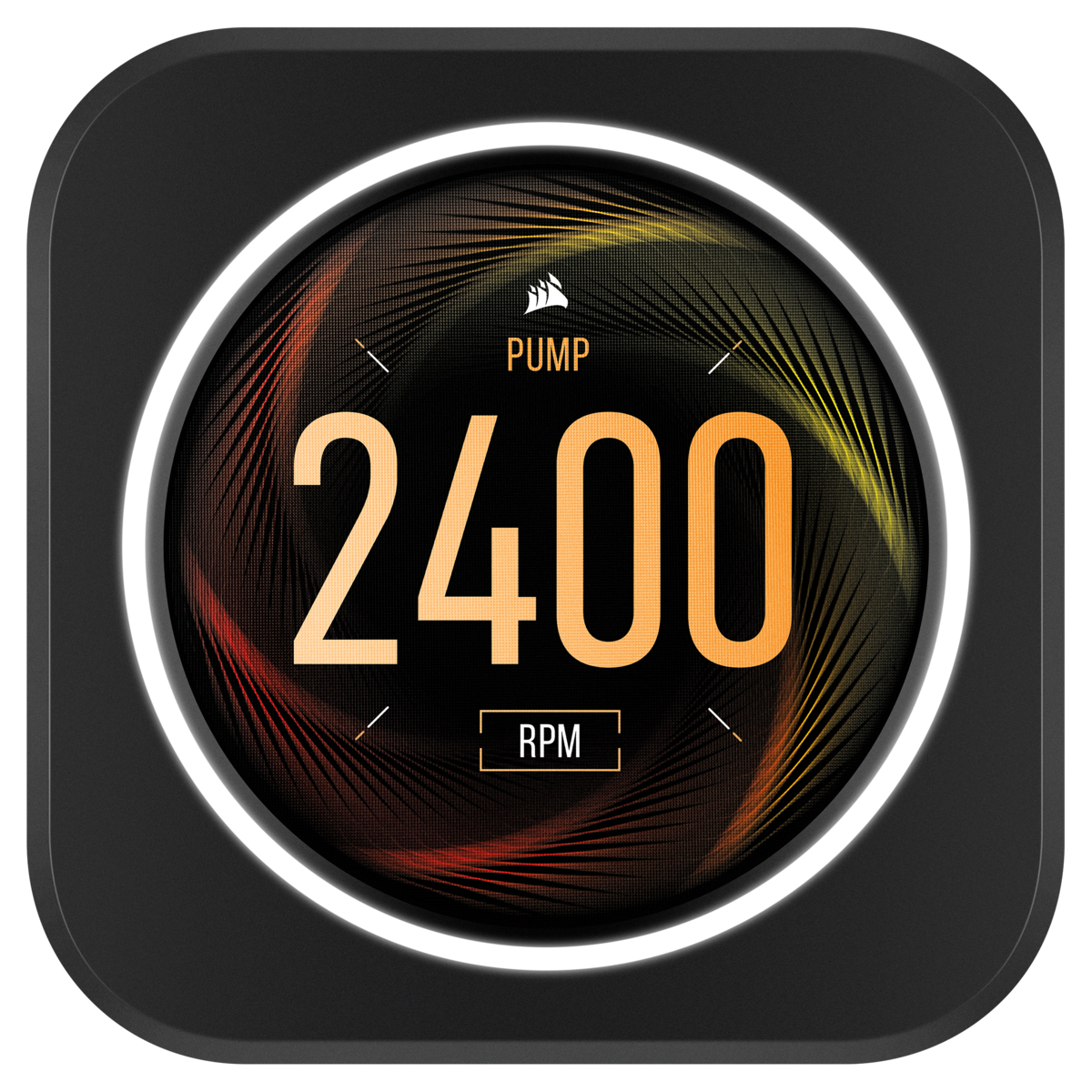 Corsair CW-9060056-WW iCUE ELITE CPU Cooler LCD Display Upgrade Kit, Anzeige, Schwarz, für CPU-Wasserkühlung, Ersatzteil