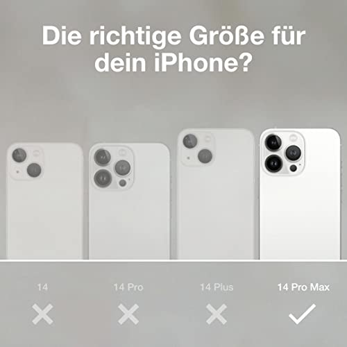 Woodcessories ECO665 MagSafe Bumper Hülle für iPhone 14 Pro Max, Walnuss Holz, TPU, MagSafe-kompatibel, Kabelloses Laden, Stoß- & Kratzschutz