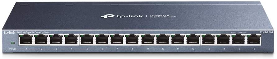 TP-Link TL-SG116 Unmanaged L2 Gigabit Ethernet 10/100/1000