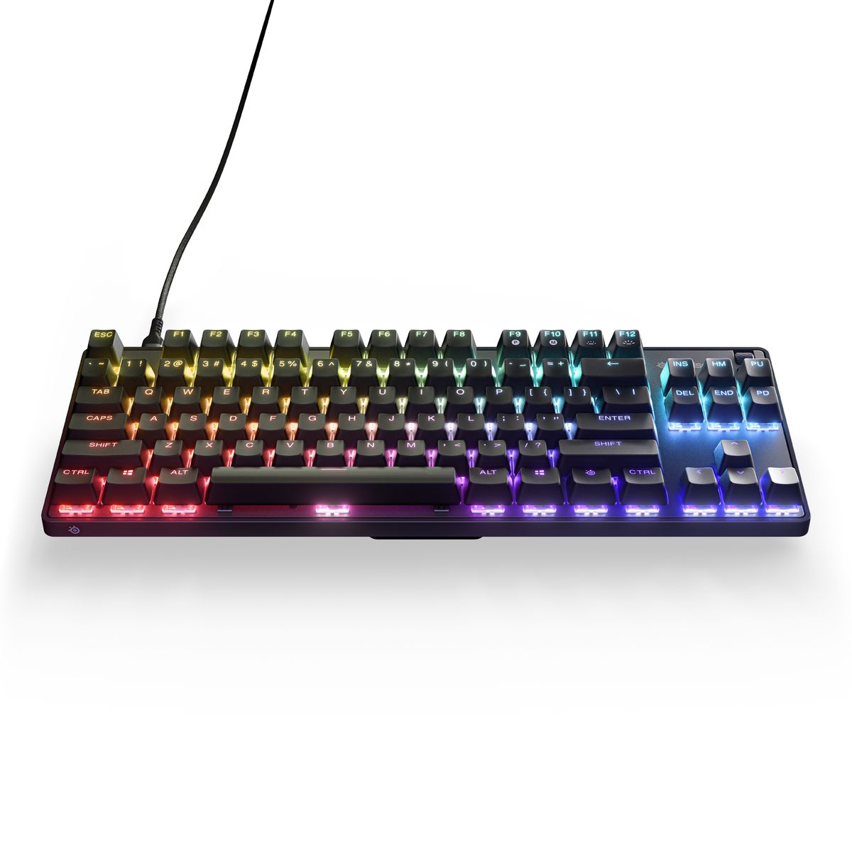 SteelSeries Apex 9 TKL - Mechanische Gaming-Tastatur - Optische Schalter - 2-Punkt Antrieb - Tenkeyless - (GBR Layout - QWERTY)