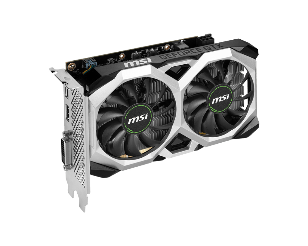 MSI VENTUS GeForce GTX 1650 D6 XS OCV3 4 GB GDDR6, PCIe 3.0, HDMI 2.0b, DisplayPort 1.4, 90 W, 6-pin
