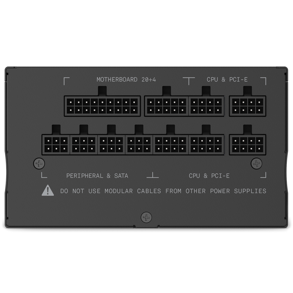 NZXT C750 Gold 750 W PC-Netzteil, vollständig modular, 80 PLUS Gold, ATX 24‑pin, 13,5 cm Lüfter, Schwarz, EU