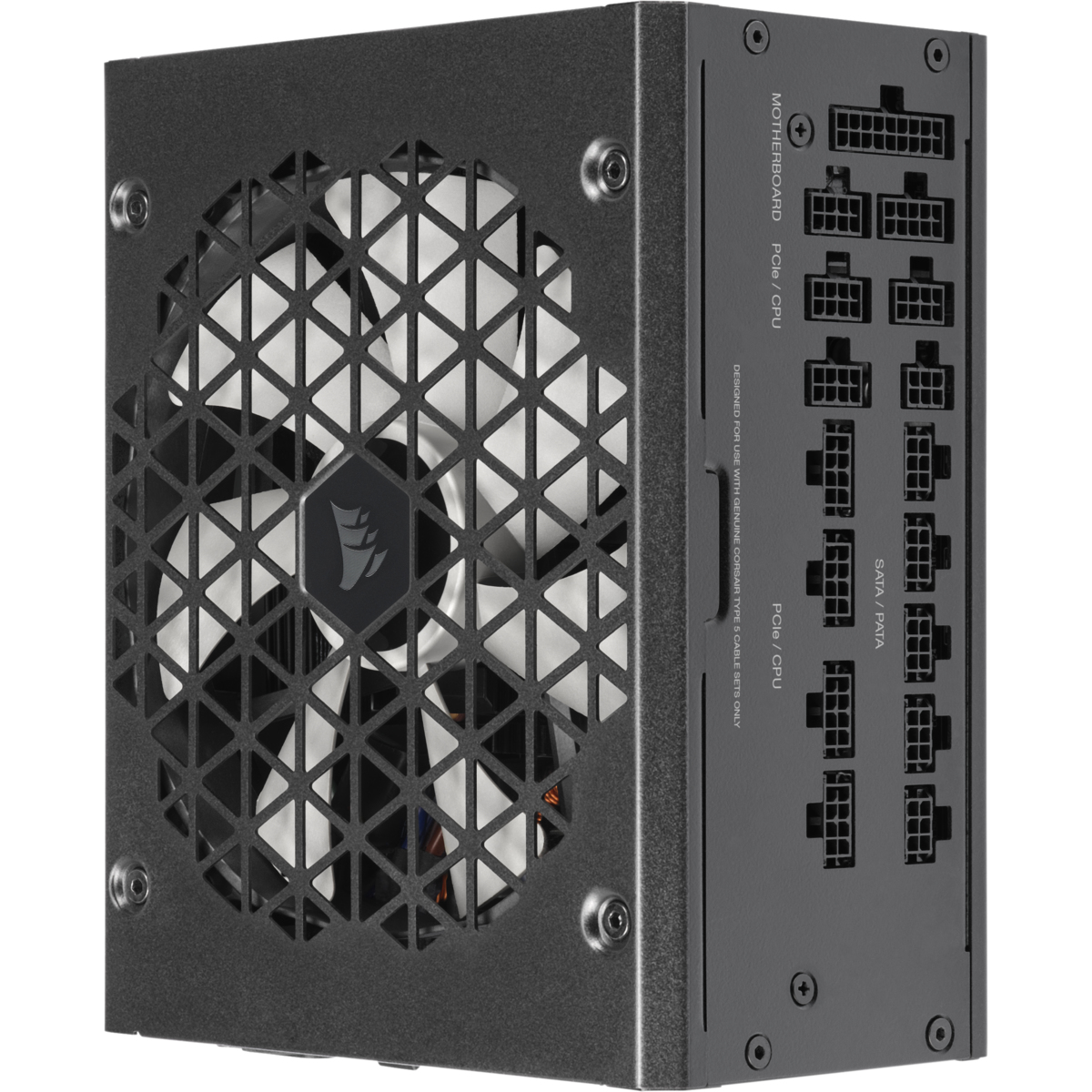 Corsair RMx Shift RM1200x SHIFT Netzteil 1200 W ATX 24-pin 80 PLUS Gold Vollmodular 14 cm Lüfter Schwarz EU Stecker