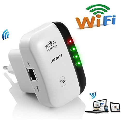 URANT Wireless Network Extender Wi-Fi Repeater Mini Access Point WPS