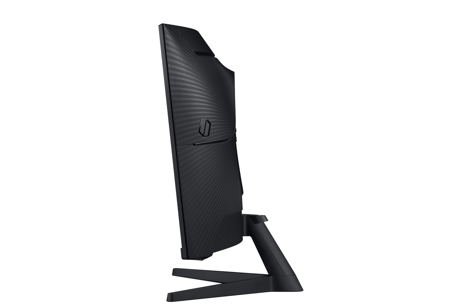 Samsung Odyssey G55C Curved Gaming Monitor, 32 Zoll, Bildschirm mit VA-Panel, 2.560 x 1.440 Pixel, 1.000R Radius, HDR10, AMD FreeSync, Bildwiederholrate 165 Hz, Reaktionszeit 1 ms (MPRT)