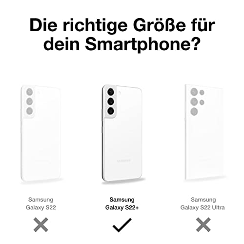Woodcessories ECO622 Nachhaltige Smartphone-Hülle für Samsung Galaxy S22+ Grün, Biologisch abbaubar, Vegan, Stoßfest, Qi-kompatibel