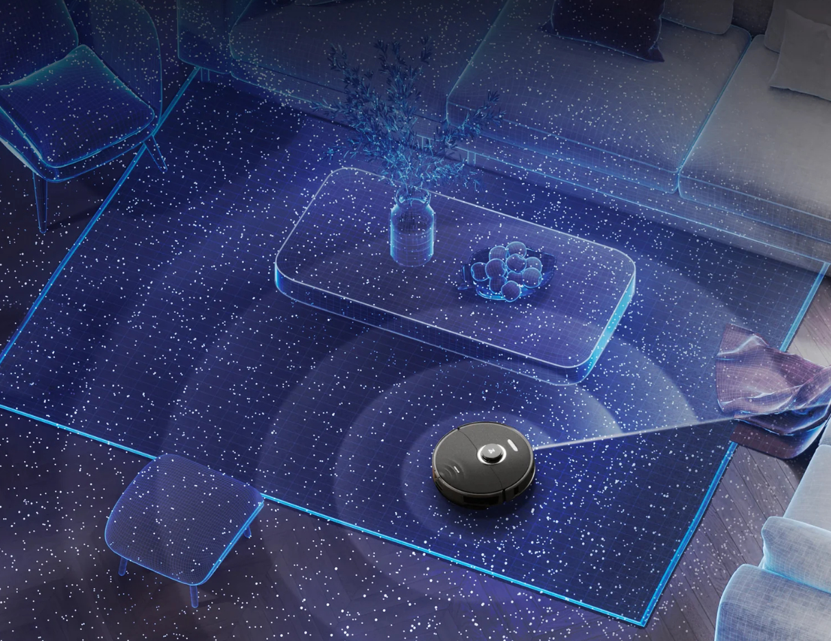 Roborock S8 Pro Ultra Saug- & Wischroboter mit All-in-One-Station, 6000 Pa, 180 min Laufzeit, 350 ml Staubbehälter, 200 ml Wassertank, Schwarz