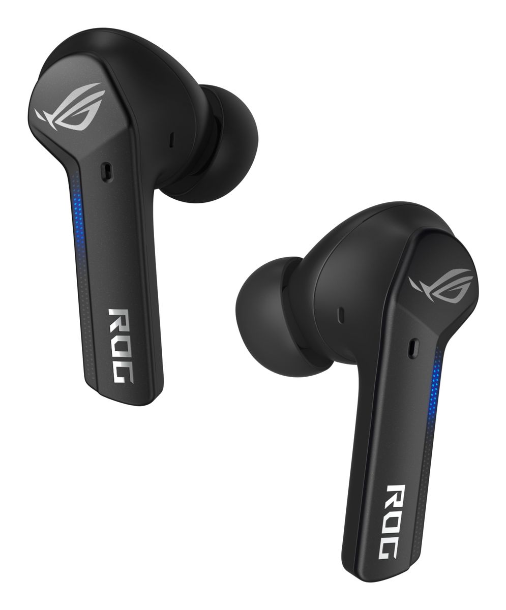 ASUS ROG Cetra True Wireless In-Ear Gaming-Kopfhörer, TWS, Bluetooth, ANC, Kabelloses Laden, IPX4, 27 Std. Akkulaufzeit, Schwarz