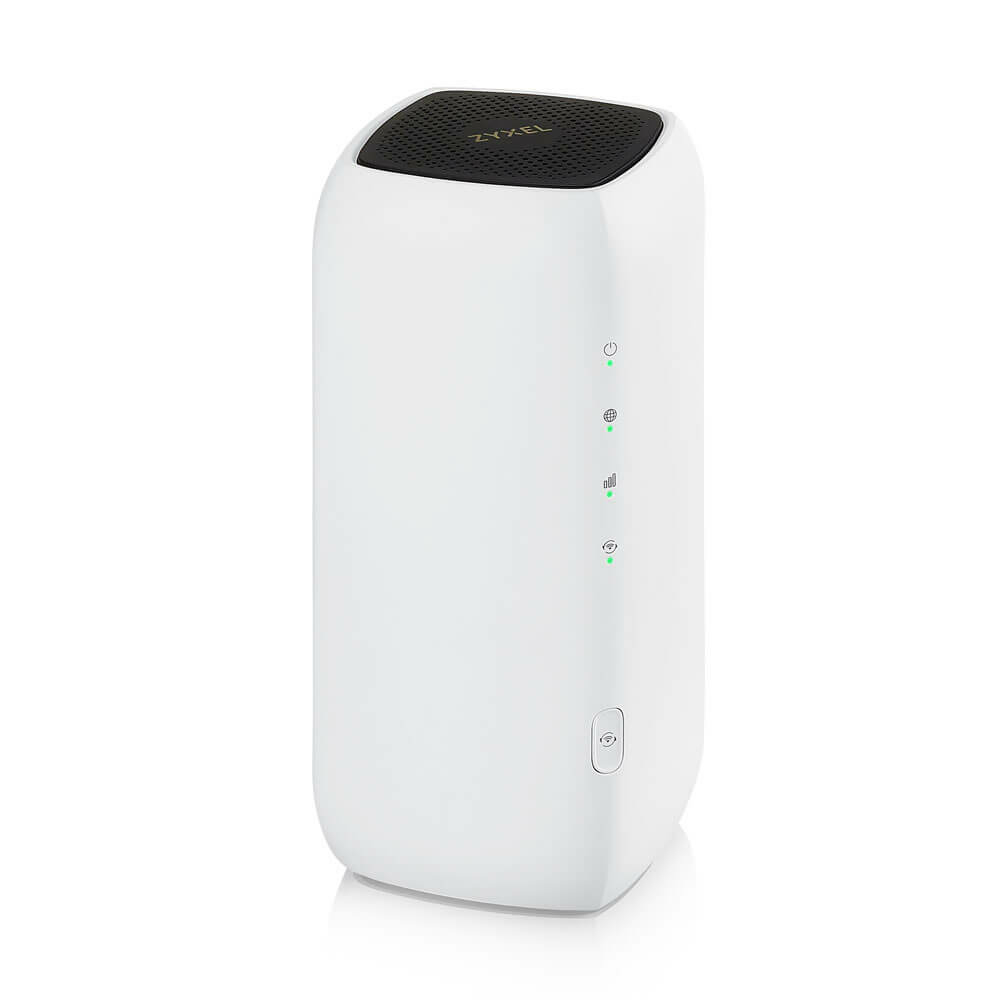 Zyxel FWA505 Mobilfunk-Router 4G/5G, LTE-TDD/FDD, Sub6 NSA/SA, Indoor WLAN & LAN, TS-9 Antenne, 2x LAN, USB 2.0, Weiß