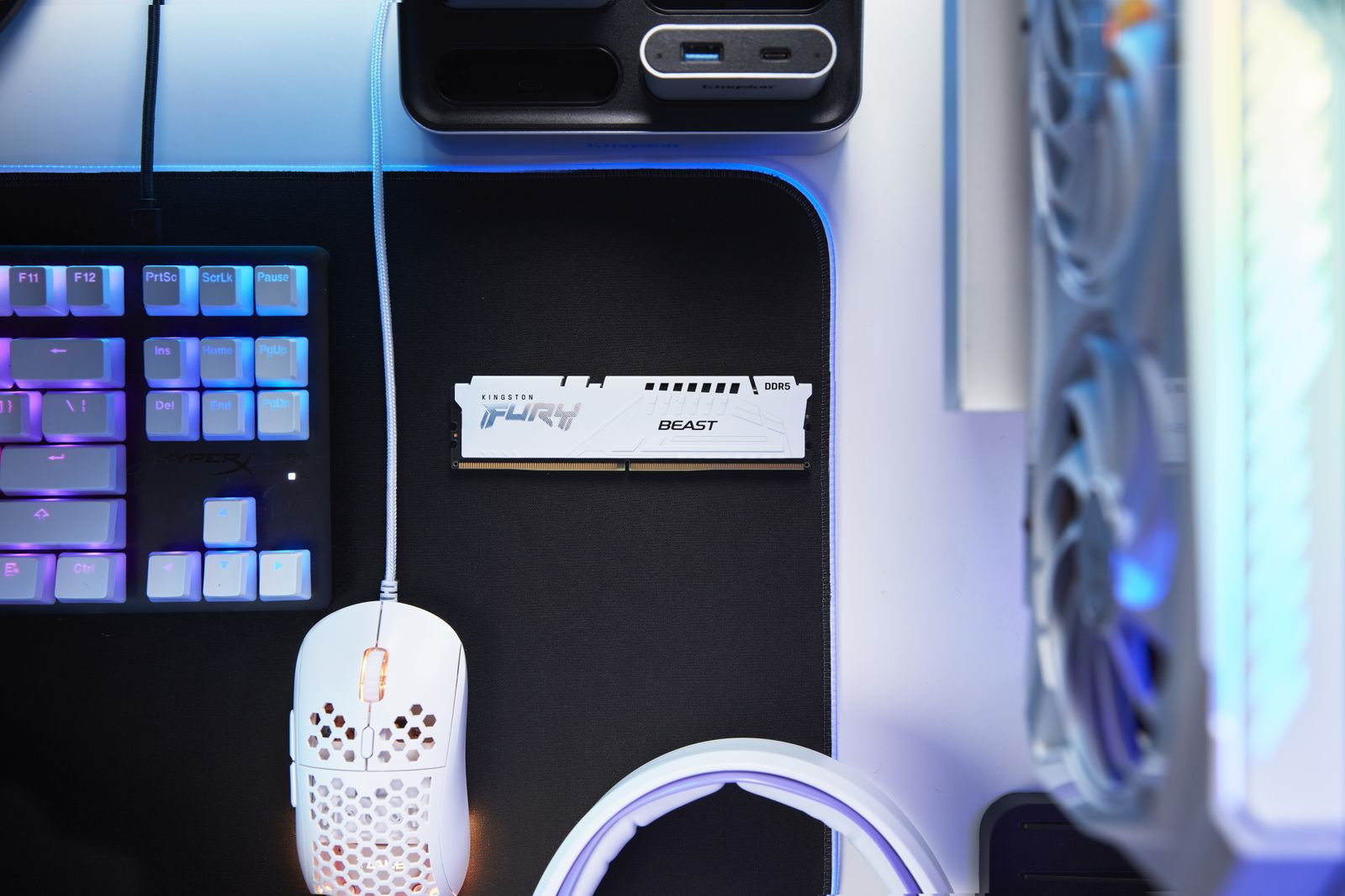 Kingston FURY Beast KF560C30BWK2-32 32 GB (2x16 GB) DDR5 6000 MT/s CL30 DIMM Weiß Intel XMP 3.0