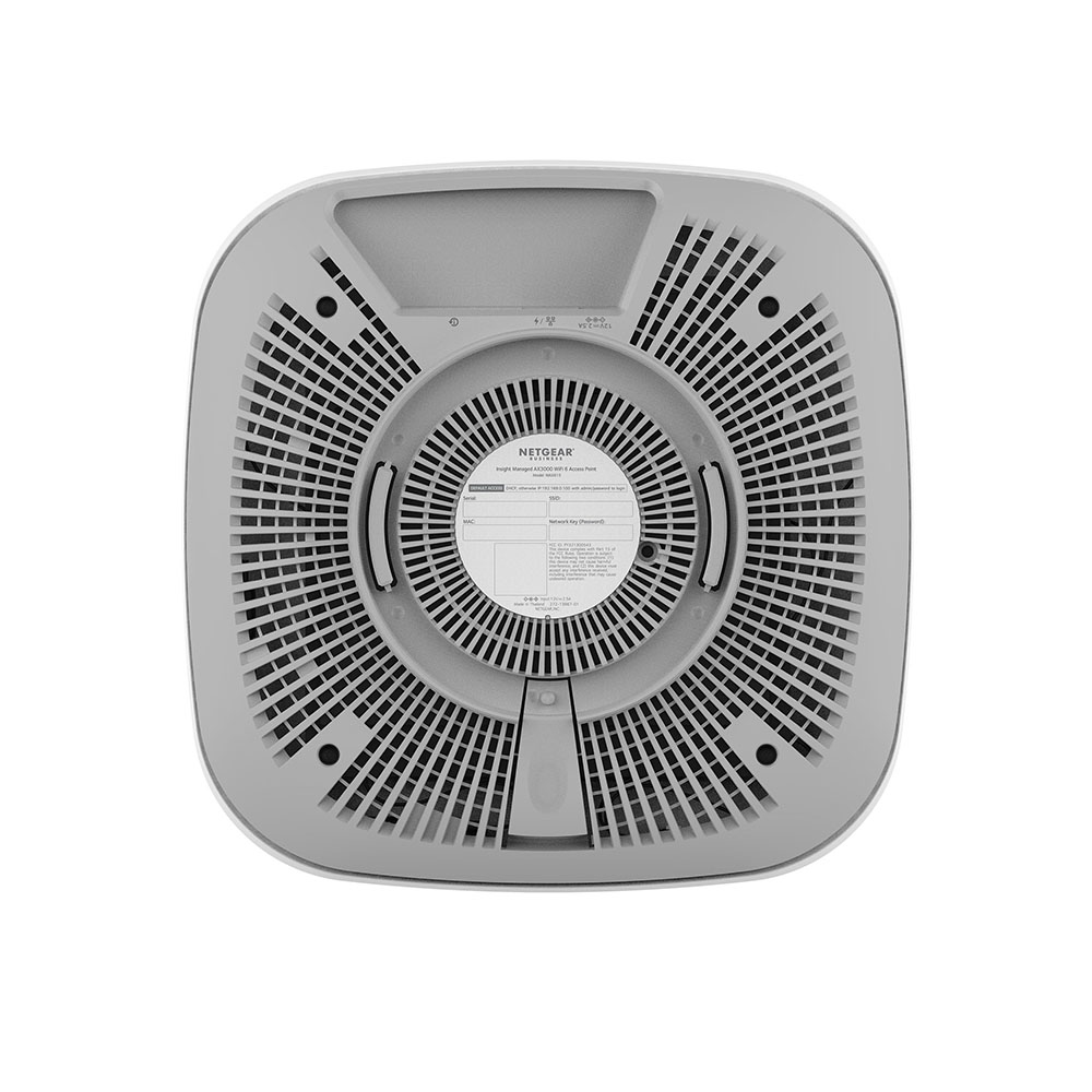 Netgear WAX615 WLAN Access Point PoE+ WiFi 6 (AX3000 Speed Dual-Band, WPA3, 802.11ax Mesh-fähig, 2.5G LAN, Lokal oder Insight Remote Management, PoE+ Powered - Netzteil optional) WAX615 (AX3000)