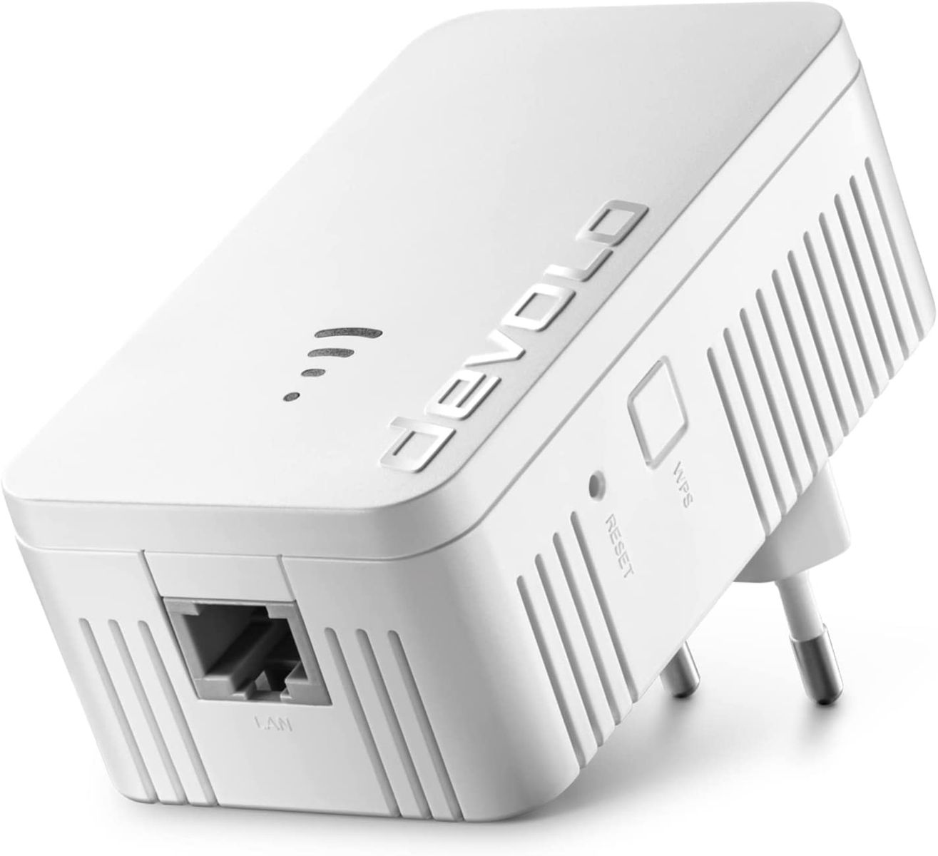 devolo Wi-Fi 5 Repeater 1200 WLAN Repeater bis zu 1.200 Mbit/s Mesh Repeater WLAN Verstärker 1x LAN Anschluss Wi-Fi Repeater WLAN Access Point Wi-Fi 5 1.200 Single