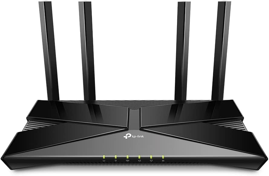 TP-Link Archer AX58 Wi-Fi 6 WLAN Router, Dualband AX3000, 5 Gigabit-Ports, WPA3, Kindersicherung, Gast-Netzwerk, Keine DSL-Funktion AX3000 Router ohne USB-Port