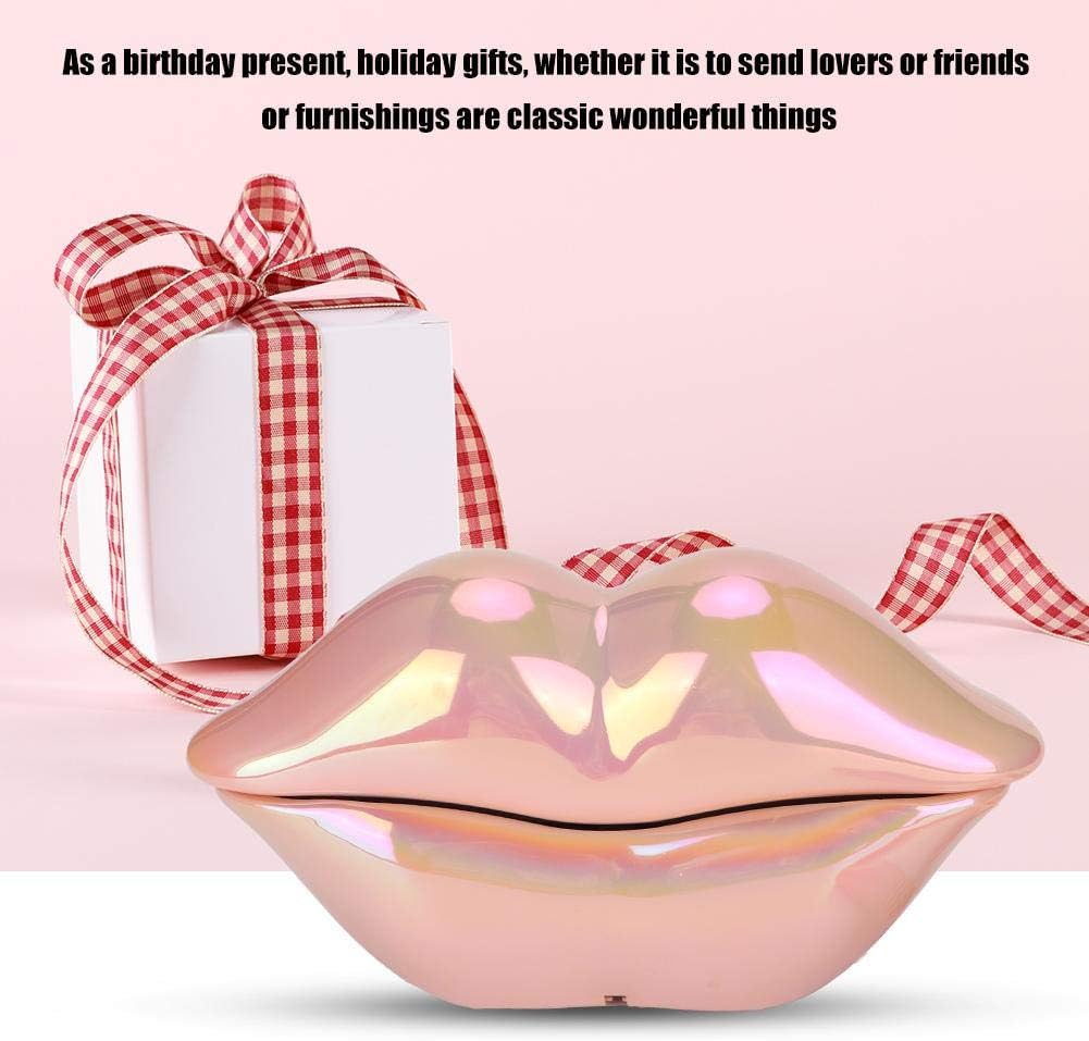 Fasient Single Festnetztelefon, Tischtelefon mit modischer Mundlippenform