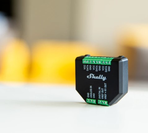 Shelly Plus Add-On Temperatursensor für Shelly Plus Relais, Eingebaut, Kabelgebunden, Innen & Außen, Kompatibel mit Arduino