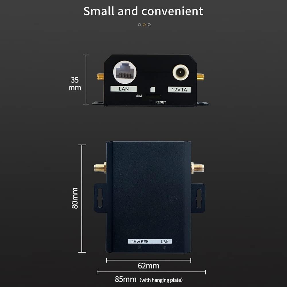 Widybord Router 4G von Industrie H927 Router für SIM-Karten 150Mbps 4G LTE CAT4 mit Unterstützung für externe Antenne 16 WiFi-EU Benutzer