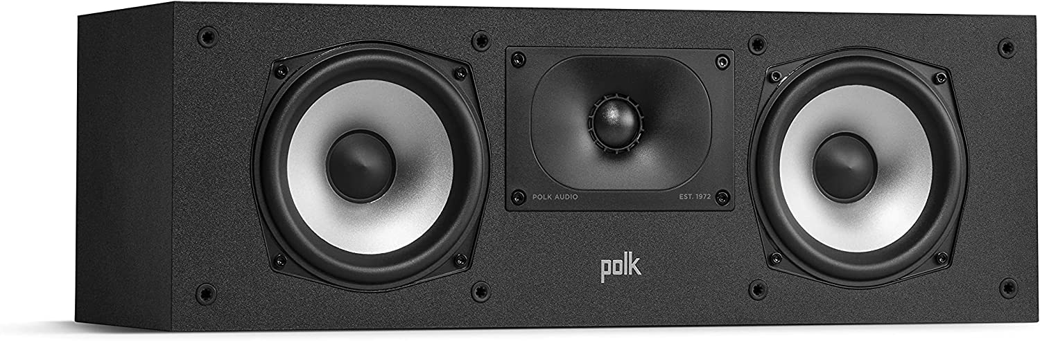 POLK AUDIO Monitor XT30 High-Resolution Center Channel Speaker, Hi-Res Certified Performance, Dolby Atmos Certified & DTS:X Compatible, Black POLK AUDIO Monitor XT30 High-Resolution Center Channel Speaker, Hi-Res Certified Performance, Dolby Atmos Certified & DTS:X Compatible, Black