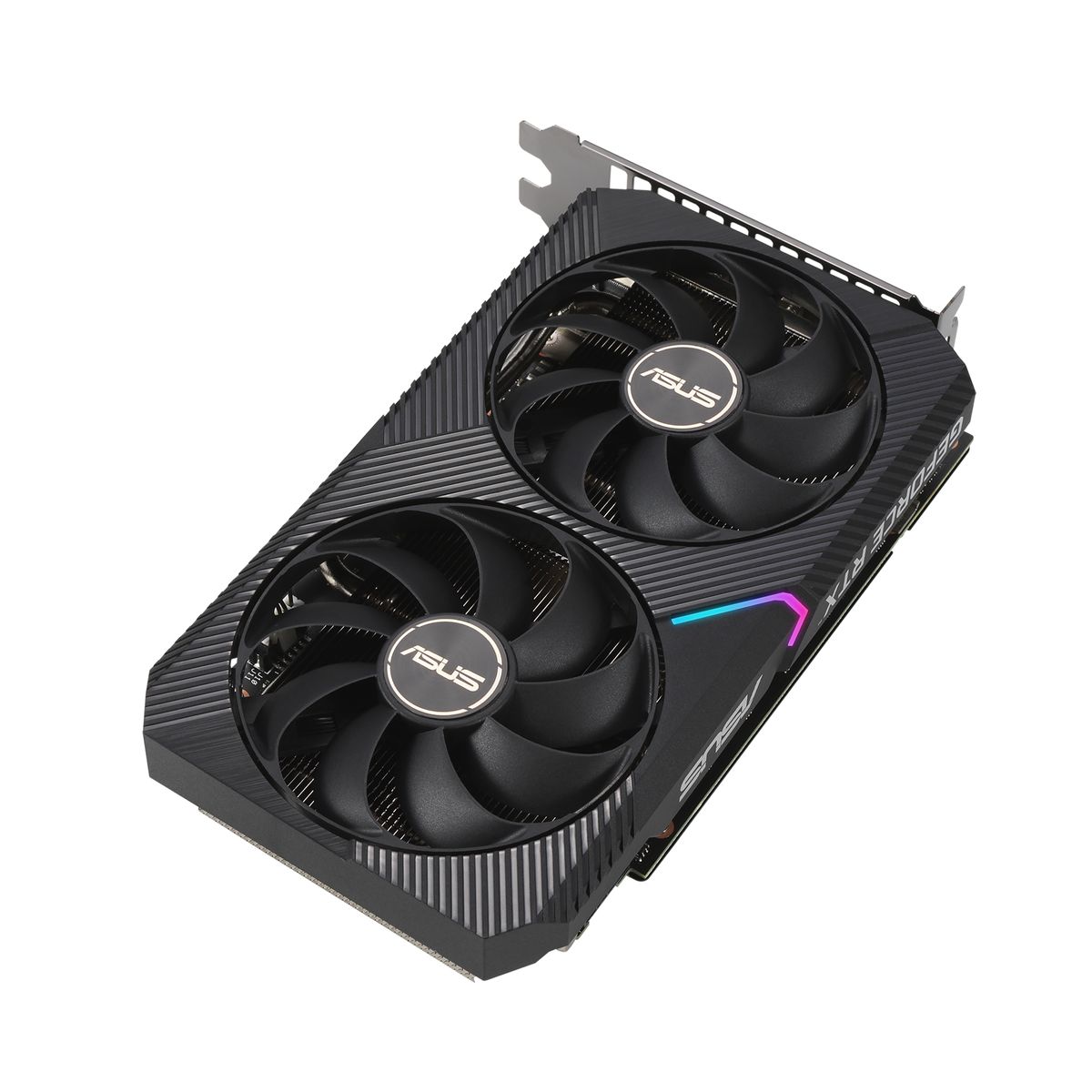 ASUS Dual RTX3060-O12G-V2 OC Edition NVIDIA GeForce RTX 3060 12 GB GDDR6, PCIe 4.0, HDMI 2.1, 3x DisplayPort, 2x Axial-Lüfter, 2-Slot