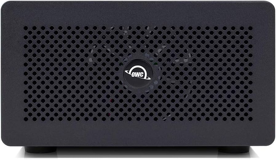 OWC Mercury Helios 3S Thunderbolt 3 PCIe-Erweiterungsgehäuse, 85 W Notebook-Stromversorgung, DisplayPort 1.4, PCIe 3.0 x16, bis 40 Gbit/s