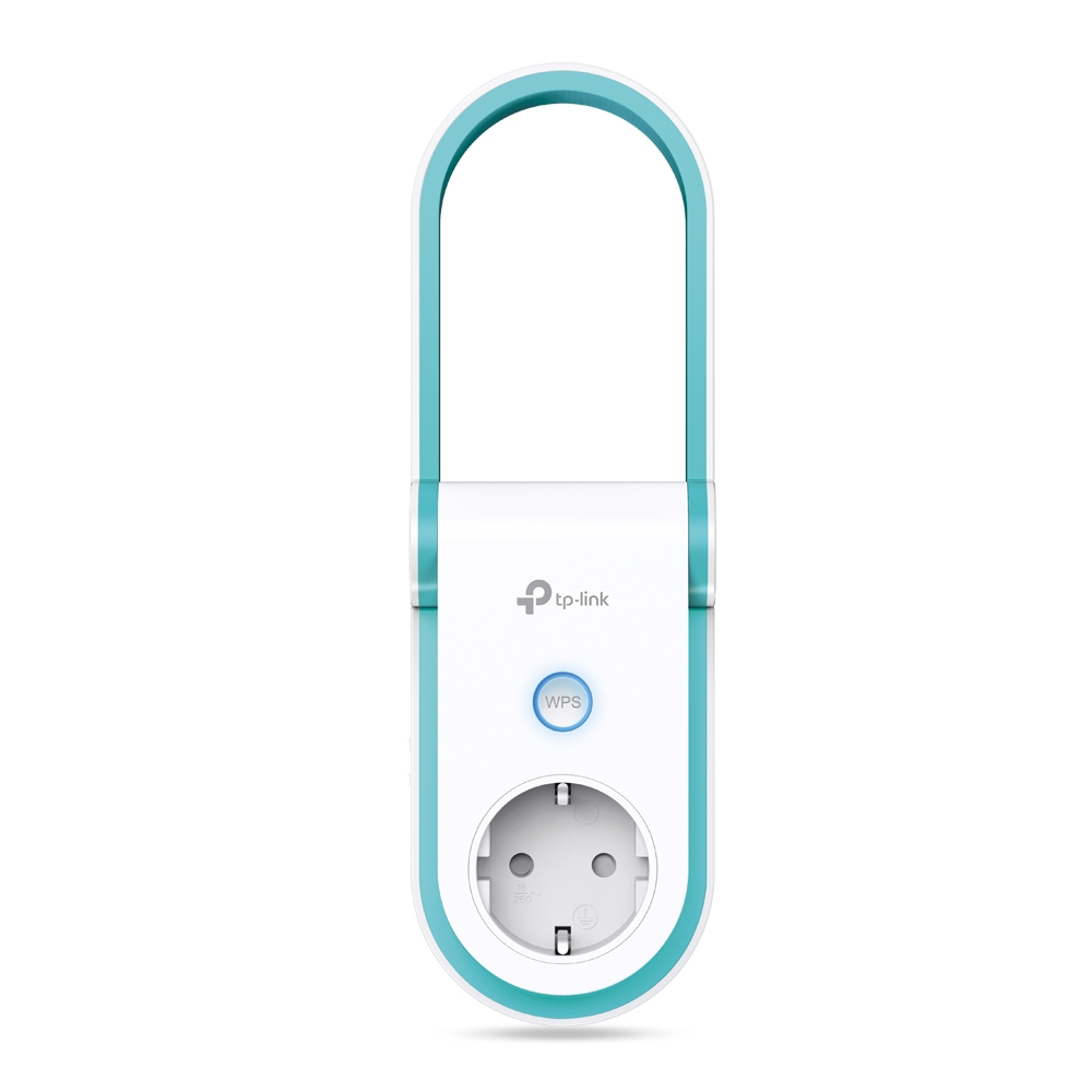 TP-Link RE365 V2.0 AC1200 Dualband WLAN-Repeater mit Steckdose, 2,4/5 GHz, 300+867 Mbit/s, 1x LAN 10/100, Weiß, EU