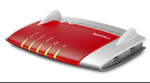 AVM FRITZ!Box 7490 WLAN-Router Gigabit Ethernet Dual-Band 3G Rot