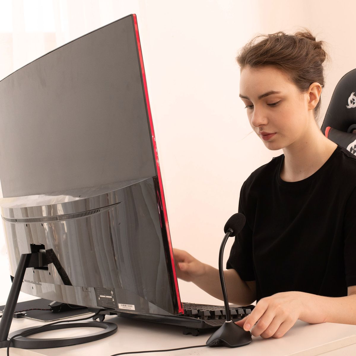 KLIM Rhapsody Desktop Gaming Mikrofon mit RGB-Beleuchtung für PC, Mac & PS4