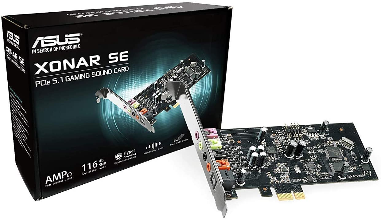 ASUS Xonar Internal 5.1 Channel PCI-E - Sound card