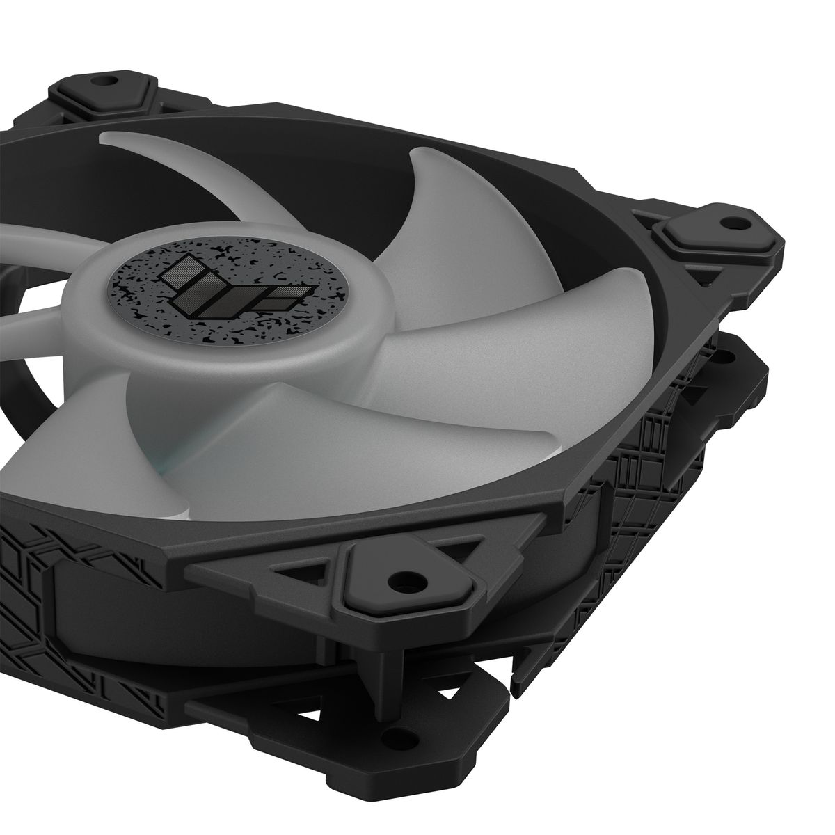 ASUS TUF Gaming TF120 ARGB Gehäuselüfter 120 mm PWM 250-1900 U/min 76 CFM 29 dB ARGB Anti-Vibration Schwarz