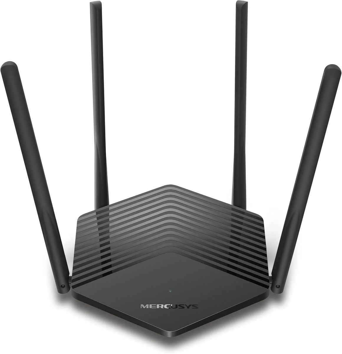 Mercusys MR1500X AX1500Mbps WLAN-Router 6 Dual-Band, Gigabit-Port, 1201Mbps auf 5GHz und 300Mbps auf 2,4GHz, 4 Antennen mit hoher Verstärkung, Kindersicherung, Gästenetzwerk, QoS, OFDMA