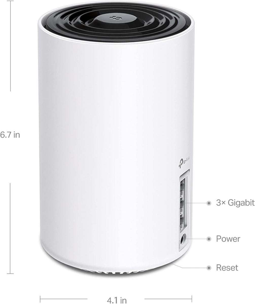 TP-Link AXE5400 Tri-Band Mesh Wi-Fi 6E System, 3er Pack