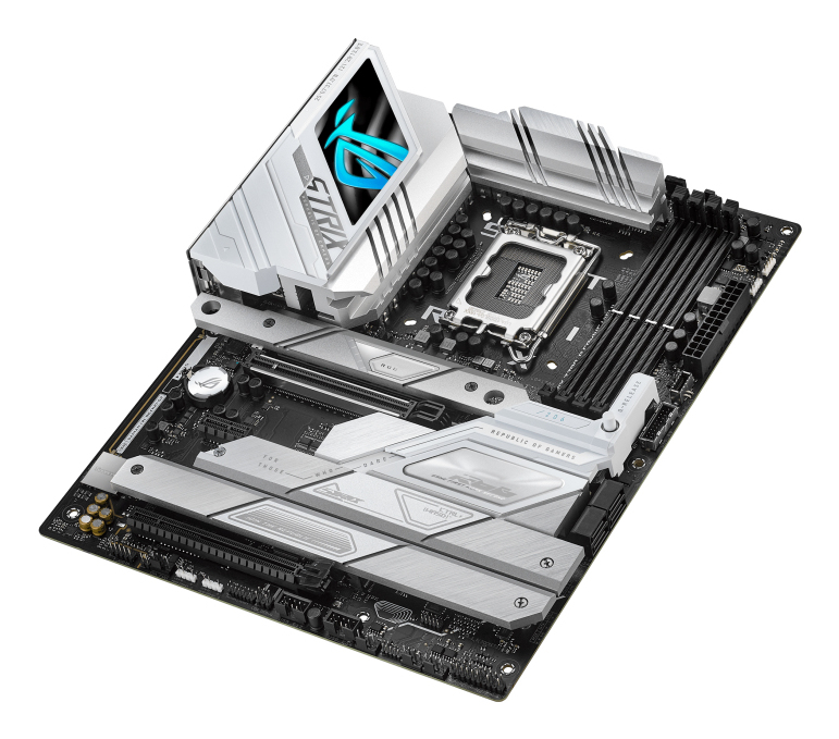 ASUS ROG Strix Z790‑A Gaming WiFi II Mainboard, Intel Z790, LGA 1700, ATX, DDR5, Wi‑Fi 7, Bluetooth 5.3, 2.5G LAN, 4x M.2, USB-C PD30
