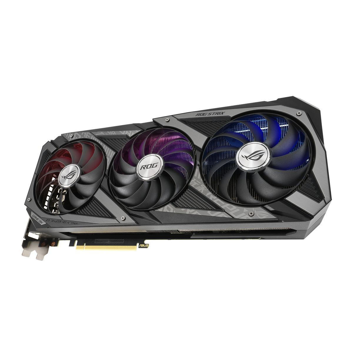 ASUS ROG Strix RTX 3070 Ti O8G Gaming Grafikkarte, NVIDIA GeForce RTX 3070 Ti 8 GB GDDR6X, PCIe 4.0, 3xDP 1.4a, 2xHDMI 2.1, 3x 8-pin, 2,9 Slots, 318,5 mm