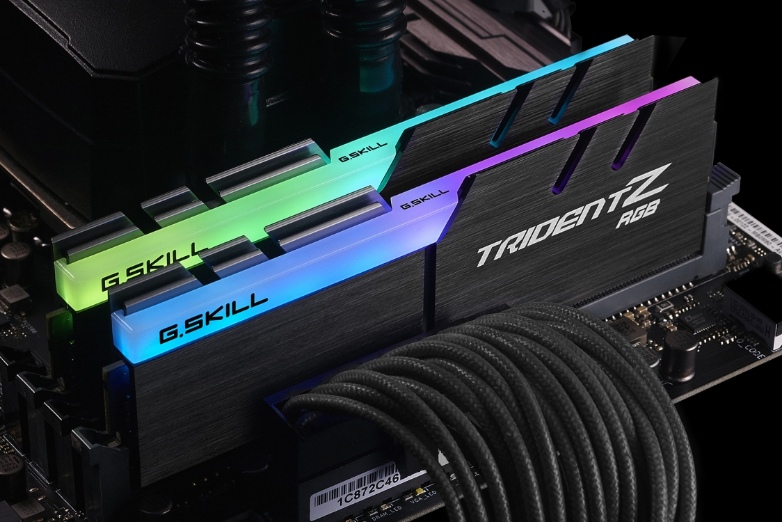 G.Skill Trident Z RGB 16GB (2 x 8 GB) DDR4 3000 MHz CL14 RGB, 288-pin DIMM, 1,2 V, Intel XMP