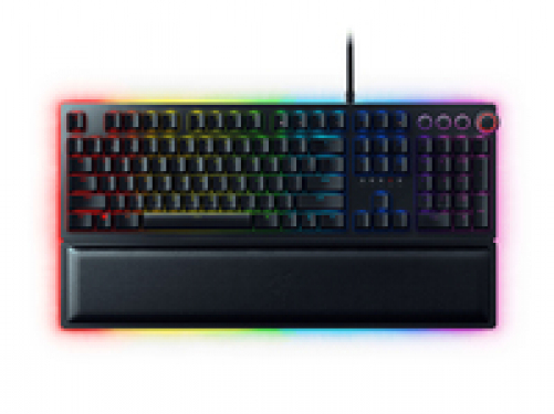 Razer Huntsman Elite Gaming Keyboard Opto-Mechanical Purple Switches ESP Layout - QWERTY
