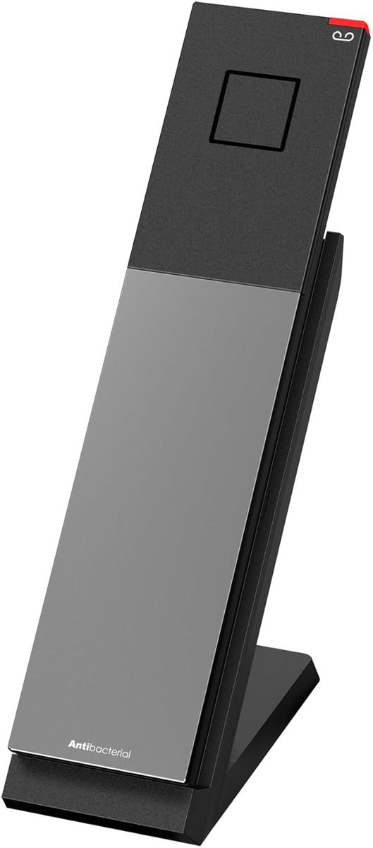 Snom HD3 schnurloses Festnetztelefon - DECT-Mobilteil mit Ladeschale Für HD351W, Kurzwahlfunktion, Freisprechfunktion, bis zu 4 Mobilteile erweiterbar, PoE oder WLAN mit Netzteil