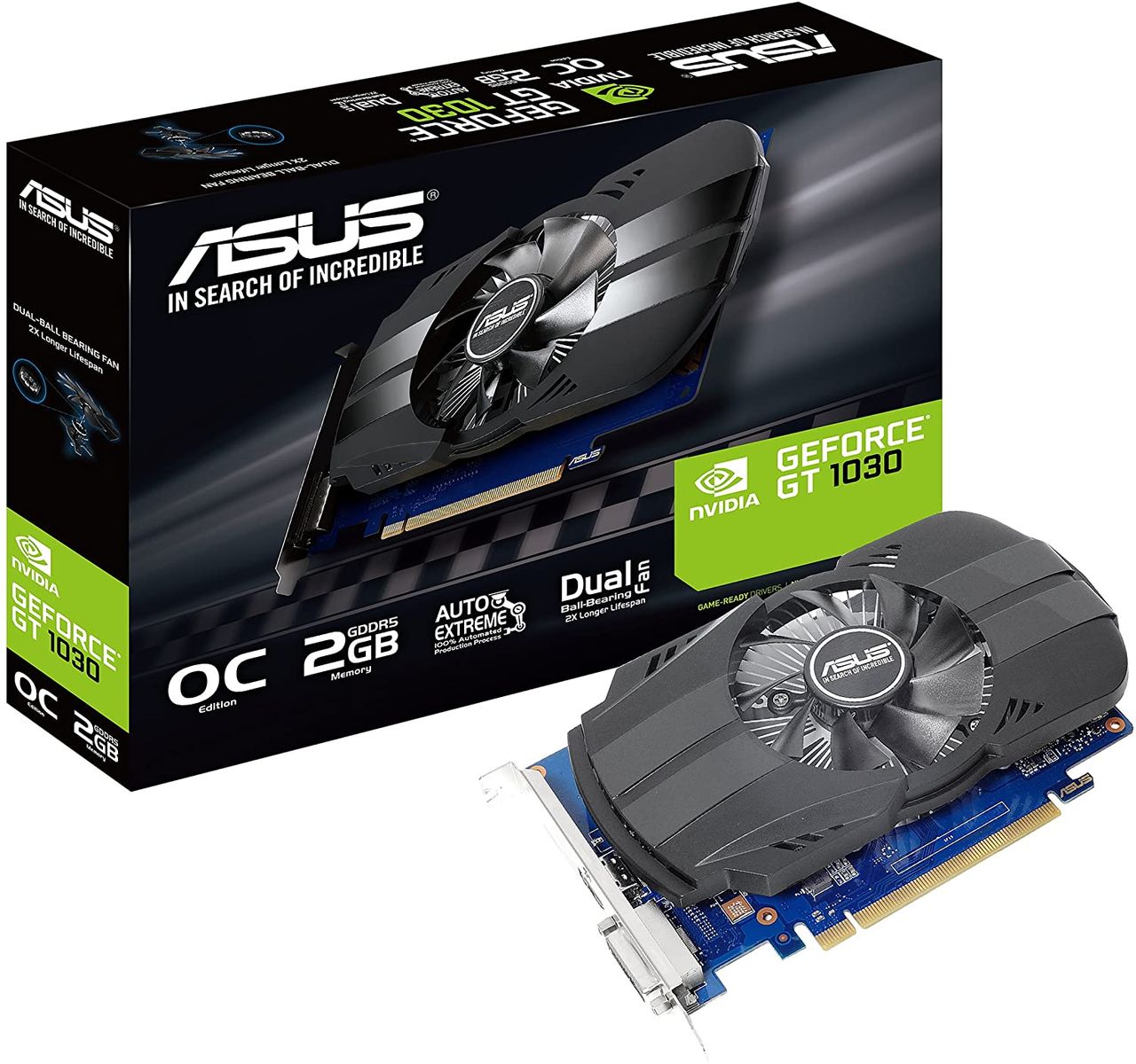 ASUS PH-GT1030-O2G NVIDIA GeForce GT 1030 2 GB GDDR5