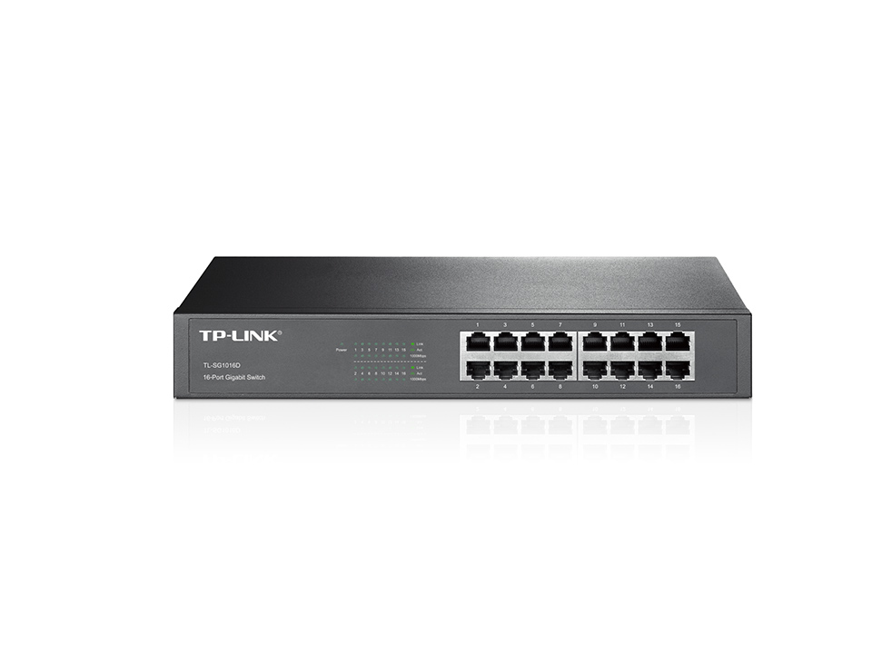TP-Link 16-Port Gigabit Desktop/Rackmount Switch Unmanaged