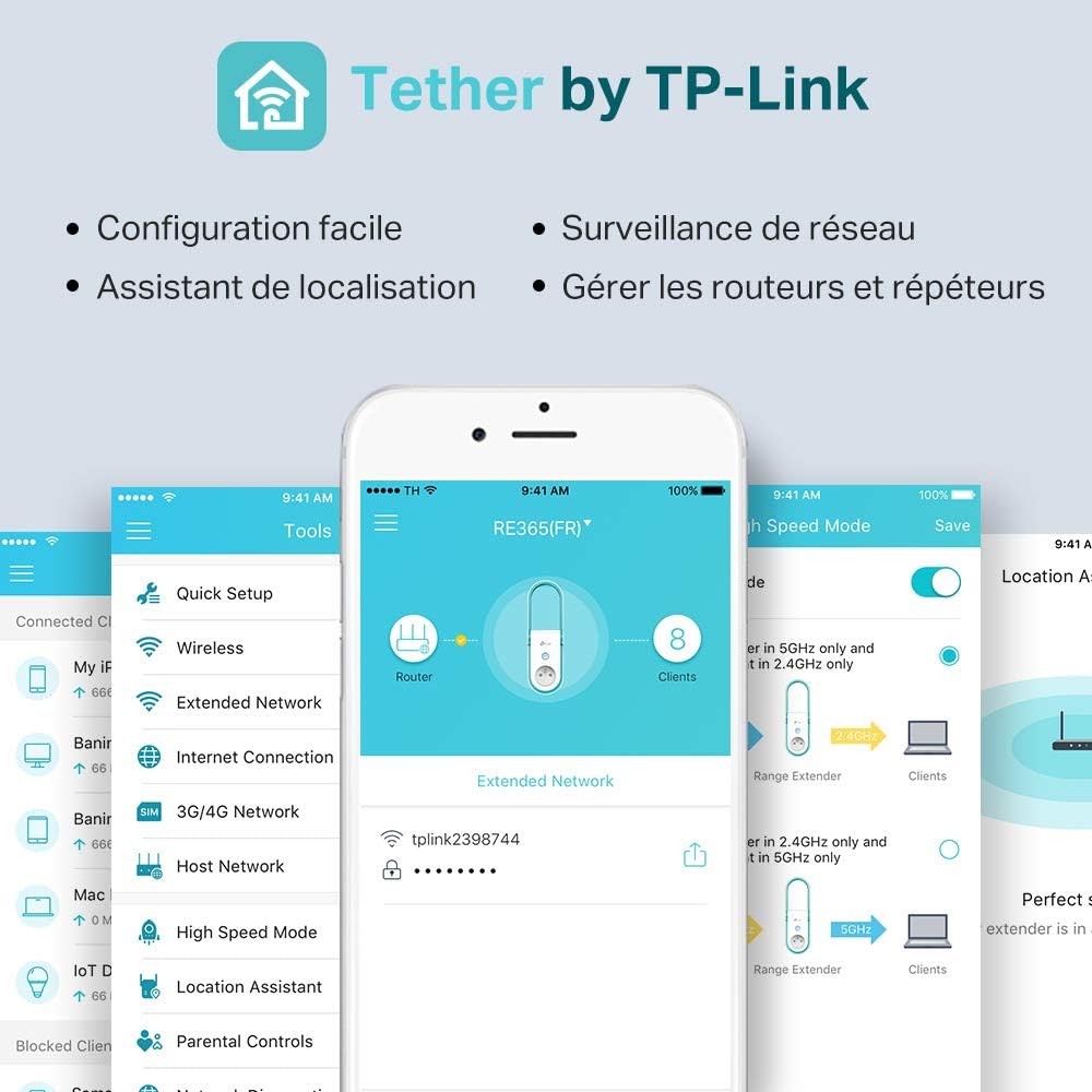 TP-Link RE365 Netzwerk-Repeater Weiß 10, 100 Mbit/s
