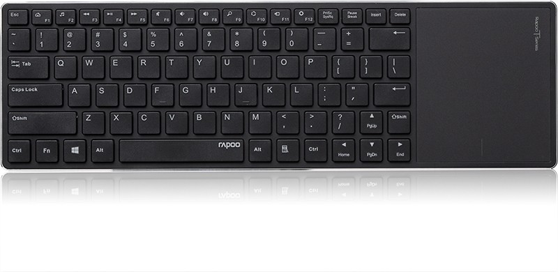 Rapoo E6700 Wireless Touch Tastatur mit Full-Size Tasten DE-Layout