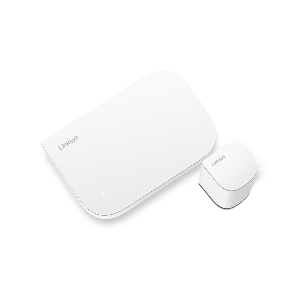 Linksys Velop Micro 6 Mesh-System Dual-Band 2,4/5 GHz Wi‑Fi 6 (802.11ax) 3000 Mbit/s Weiß, 2er Set, interne Antennen, Kombi-Stecker