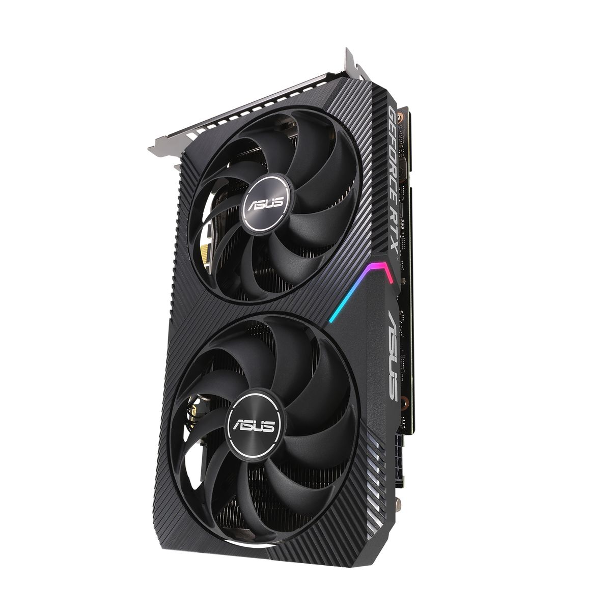 ASUS Dual RTX3060-O12G-V2 OC Edition NVIDIA GeForce RTX 3060 12 GB GDDR6, PCIe 4.0, HDMI 2.1, 3x DisplayPort, 2x Axial-Lüfter, 2-Slot