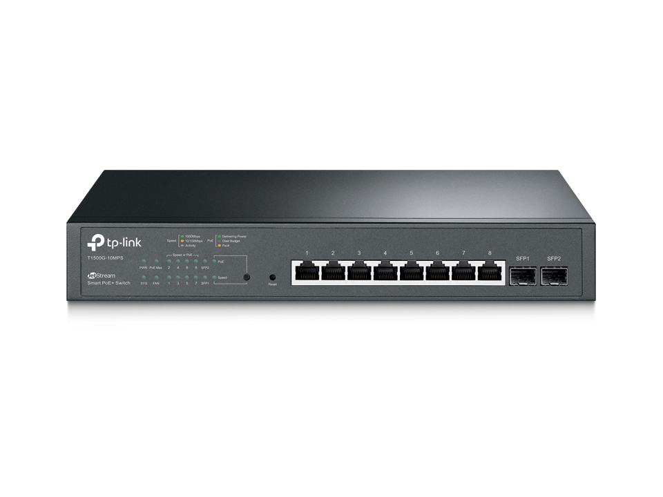 TP-Link T1500G-10MPS Gigabit PoE Smart Switch V2