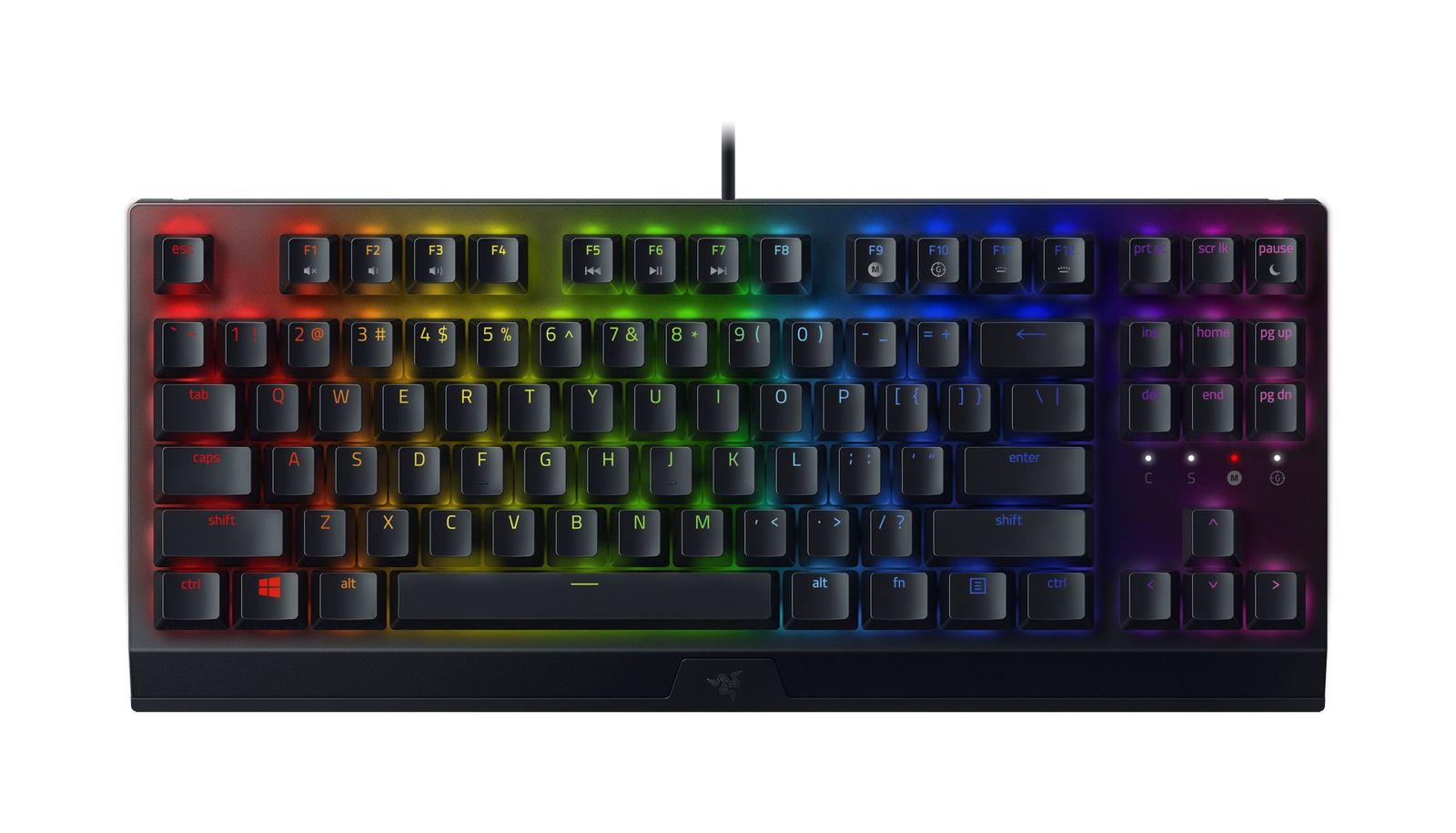 Razer BlackWidow V3 TKL Gaming Keyboard Green Switches Chroma RGB ESP Layout - QWERTY