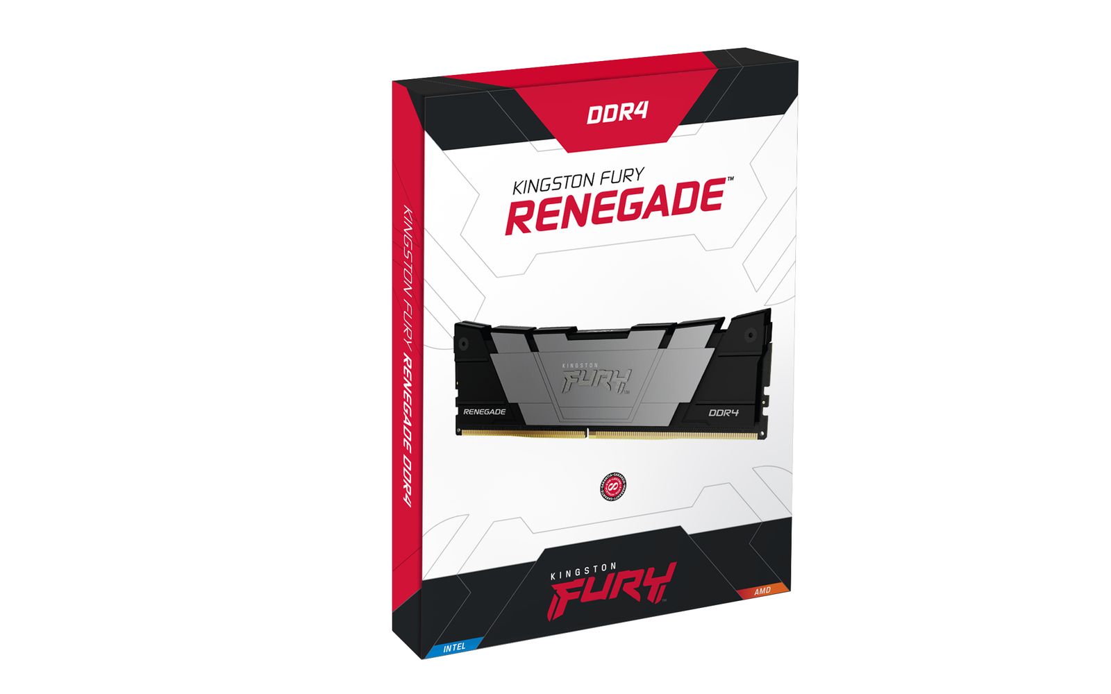 Kingston Technology FURY Renegade KF436C16RB12K2/32 32GB (2x16GB) DDR4-3600 CL16 DIMM XMP 2.0 Black