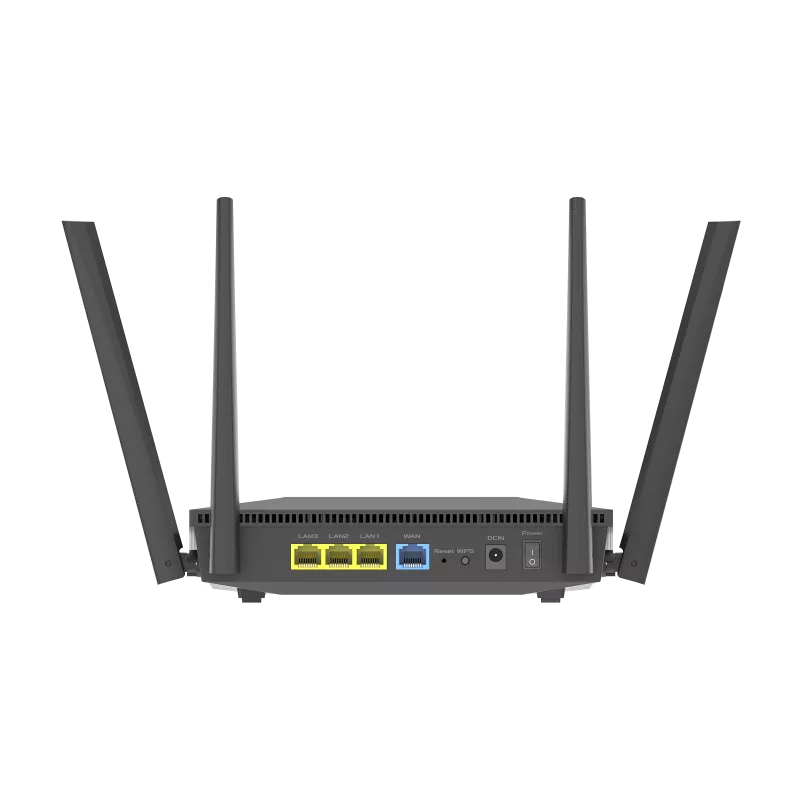 ASUS RT-AX52 AX1800 AiMesh WLAN-Router Gigabit Ethernet Dual-Band (2,4 GHz/5 GHz) Schwarz