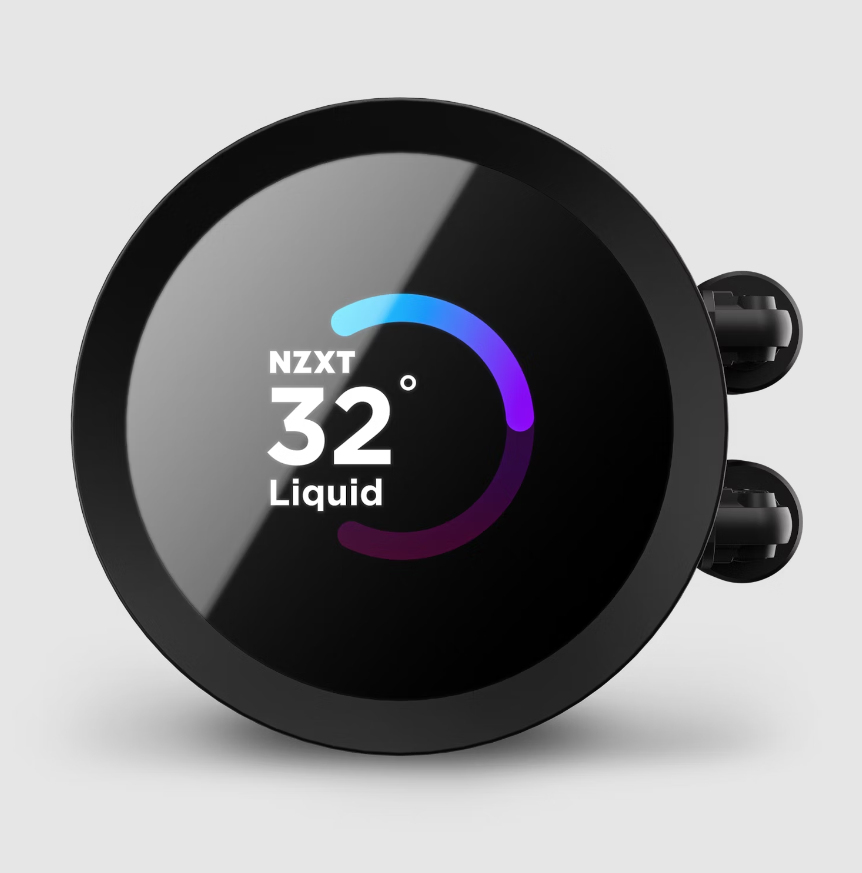 NZXT Kraken 280 All-in-One Flüssigkeitskühler, 2x14 cm Lüfter, TFT-LCD Display, Schwarz, kompatibel mit LGA1700 & AM5