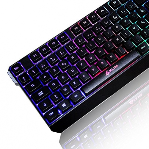 KLIM Chroma Gaming Tastatur Wired USB High Performance FR-Layout