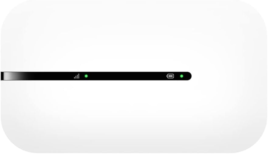 Huawei Zowee E5576-325 Mobiler 4G LTE WLAN-Router (Cat4), bis 150 Mbit/s, 1500 mAh Akku, Weiß